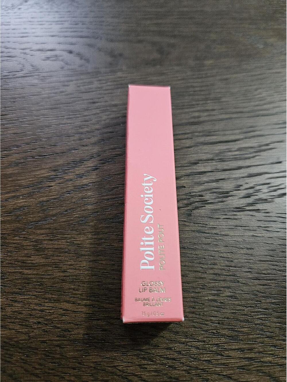 Polite Society Gloss Lip Balm peach bellini
